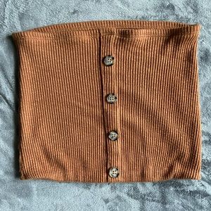 Rusty orange tube top